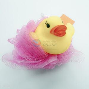 Bath Mesh Flower With Animals Pattern