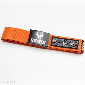 Cool Design Orange Men Belt Waistband Casual Strap