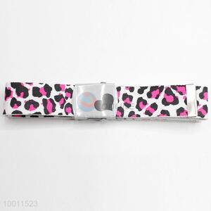 Cute Design Animal Skin Printed Wide Web Belts for Women