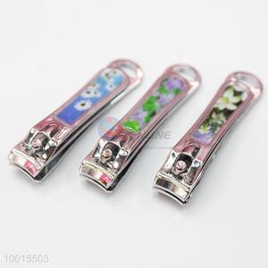 1pc High Quality Flower Printed Nail Clipper