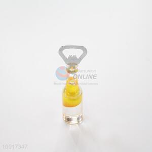 Yellow simulation fruit bottle opener