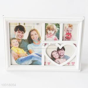 Fashion White Combination Plastic Photo Frame