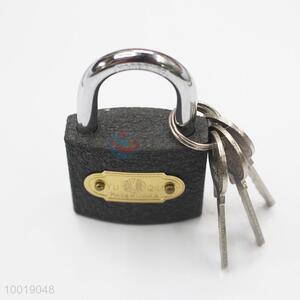 Grey Iron Lock With Three Keys