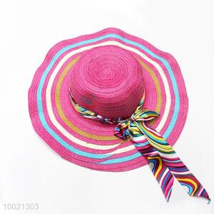 Roe Red Fashion Large Beach Floppy Wide Brim