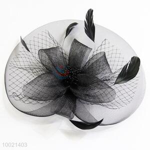 Luxury women hair clip flower and mesh clip hair accessories