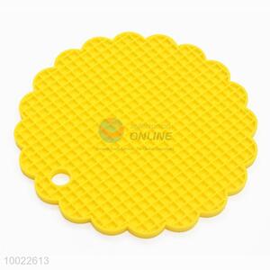 Yellow Round Silicone Placemat/Table Mat