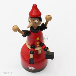 New arrivals wooden pinocchio dolls craft decoration