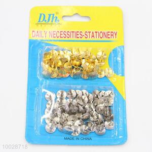 Good quality silver/golden push pin/grawing pin