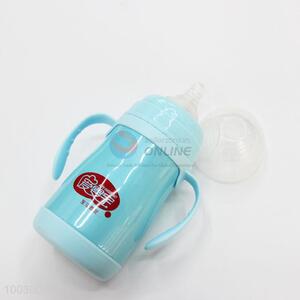 240ML Double Handle Stainless Steel Baby Feeding-bottle