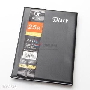 Black PU exercise notebook