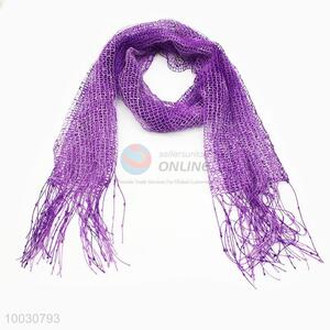 Wholesale Streamline ALL Purple Dacron Scarf