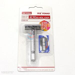 Two sides blades holder plastic/stainless steel razor shaver