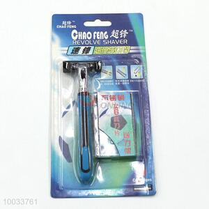 New designs blue revolve razor shaver with blade