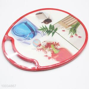 Round kitchen plastic cutting board/chopping board