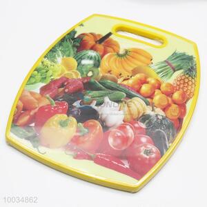 38*30CM plastic yellow cutting board