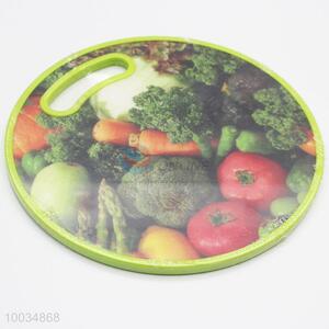 Wholesale round kitchen plastic cutting board