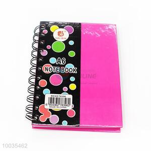 Pink Cover Spiral Binding Notebook/Memo