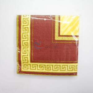 Wholesale Coffee Pattern Square Napkin