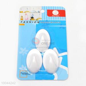 3pcs/set white ABS hook hangers for coat/hat