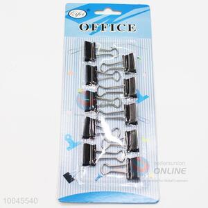 10pcs Small Size Black Ticket/Metal Clips Set