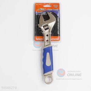 Blue Handle 6'' Adjustable Carbon Steel Wrench