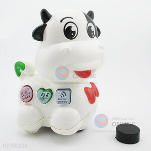 Lovely white universal light music milky cow