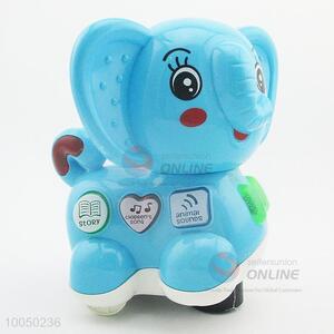 Lovely blue universal light music elephants