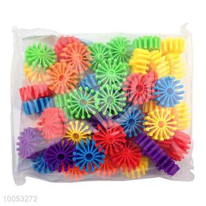 Popular Colourful Building Blocks Toys, Plastic Eucational DIY Gears