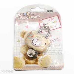 Cartoon Bear Pattern Security Lock