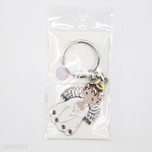 Angel Zinc Alloy Key Ring/Key Chain