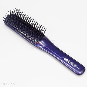 Fashion designs blue plastic magic hair brush