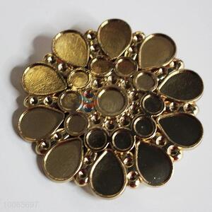 Gold metal zinc alloy belt buckle