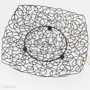 Household black iron wire fruit basket