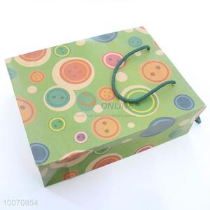 Green kraft paper gift bag/shopping bags