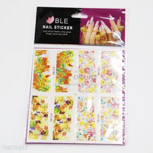 Low price self-adhesive nail decal sticker