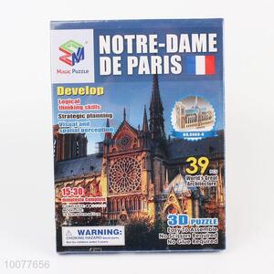 3D paper model notre-dame de paris building gift puzzle toys