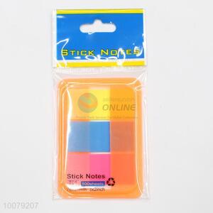 Three colors stick notes/memo pads