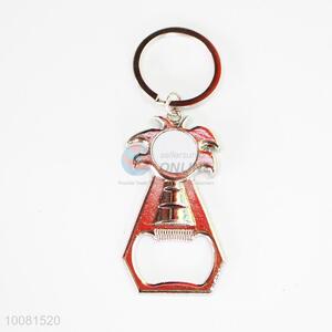 New Design Zine Alloy Metal Bottle Opener Key Chain