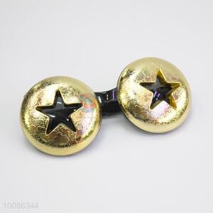 Gold star plastic glasses/glasses for party