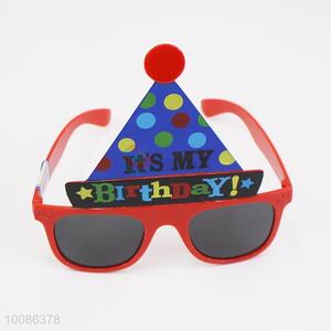 Birthday hat shaped plastic glasses/glasses for party