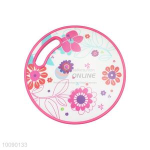 Cute round shape printed pp chopping board