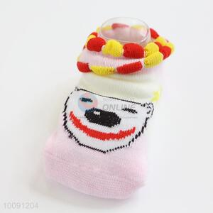 Dog Anti Slip Green Cotton Baby Sock/ Soft Baby Socks