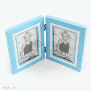 2pcs Blue Edge Photo Frames Set