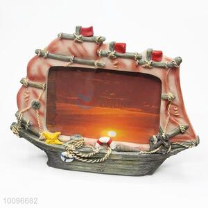 Best gift ship model resin photo frame for decoration