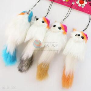 Hot Selling Wool-like Animal Fur Key Mobile Phone Accessory