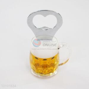 Good quality wineglass shape bottle opener