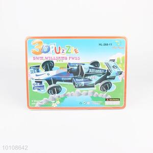 Hot sale kids intelligent racing car model foam 3d puzzle