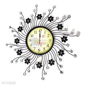 New Design Home Decorative Iron Large Wall Clock