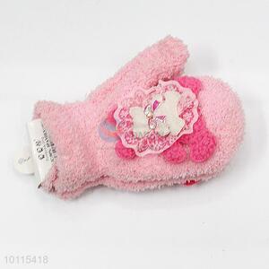 Warm soft winter children gloves