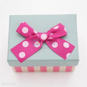 New Arrived Rectangle Shaped Gift Box with Bowknot